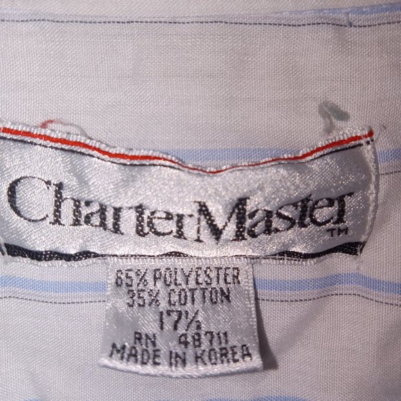 Vintage Charter Master Button Up Shirt - Picture 3 of 3